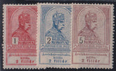 Hungary #B15-17 Mint\LH